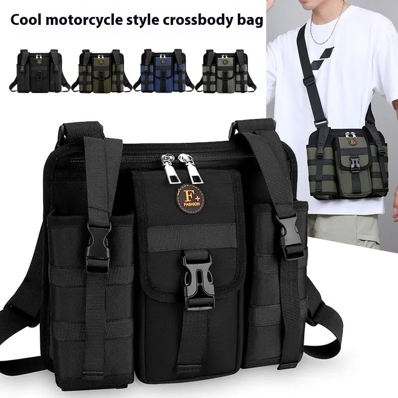 Oxford cloth leisure shoulder bag in four colours with waterproof lining