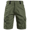 Tactical cargo shorts in camouflage colours with straight leg design for summer training