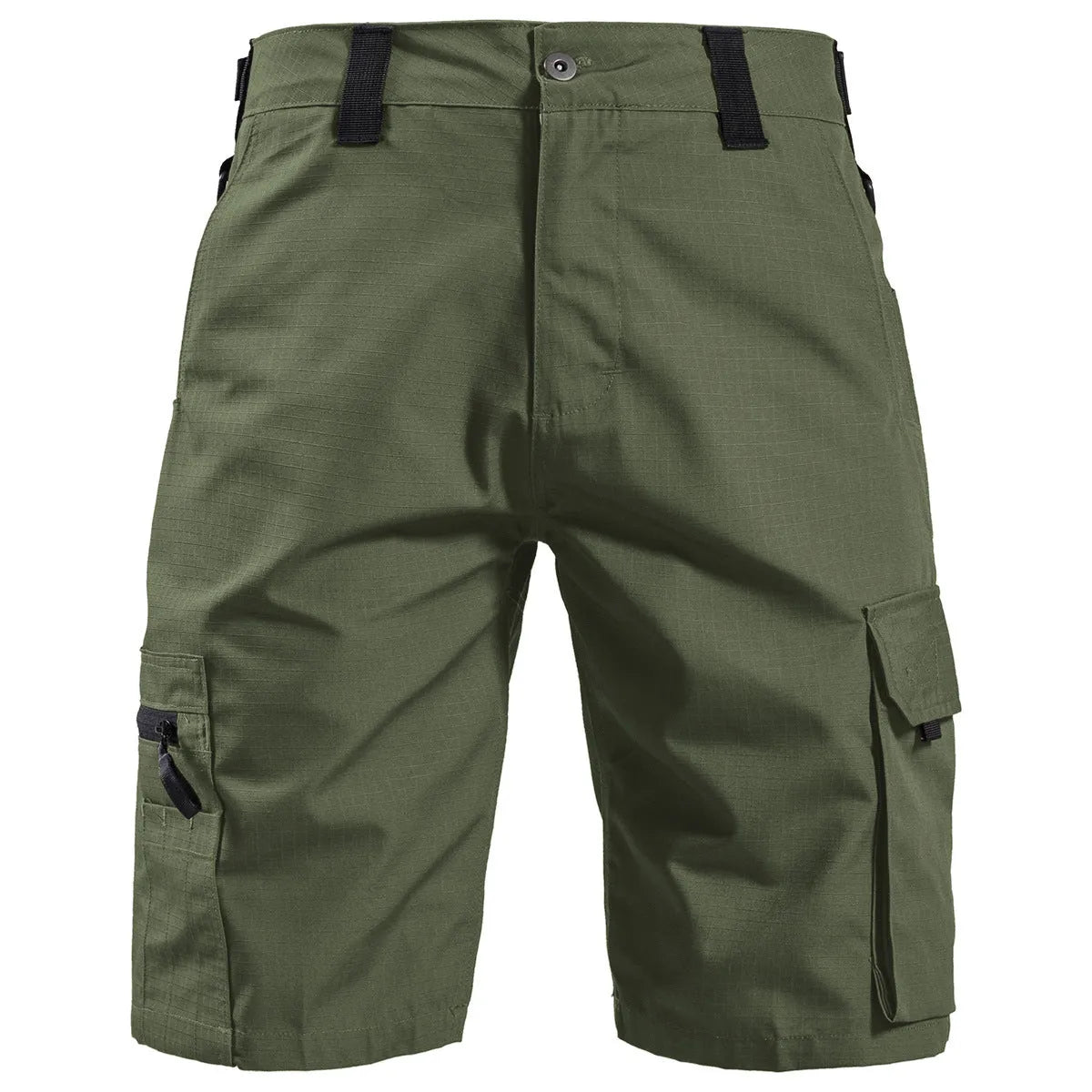 Tactical cargo shorts in camouflage colours with straight leg design for summer training