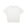 Fanio velvet short-sleeved T-shirt in solid colours Black, Gray, and OFF White