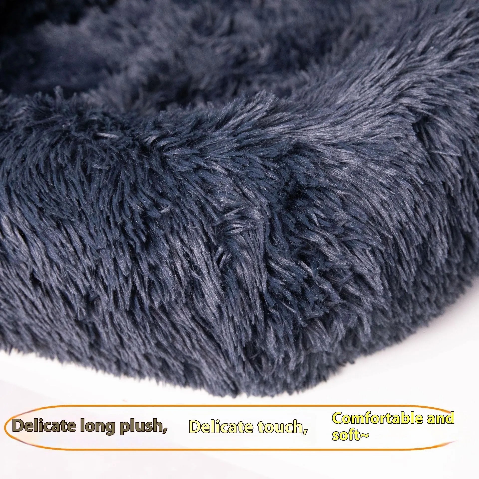 Beige thick cloth pet mat shown inside a car boot next to a dog.