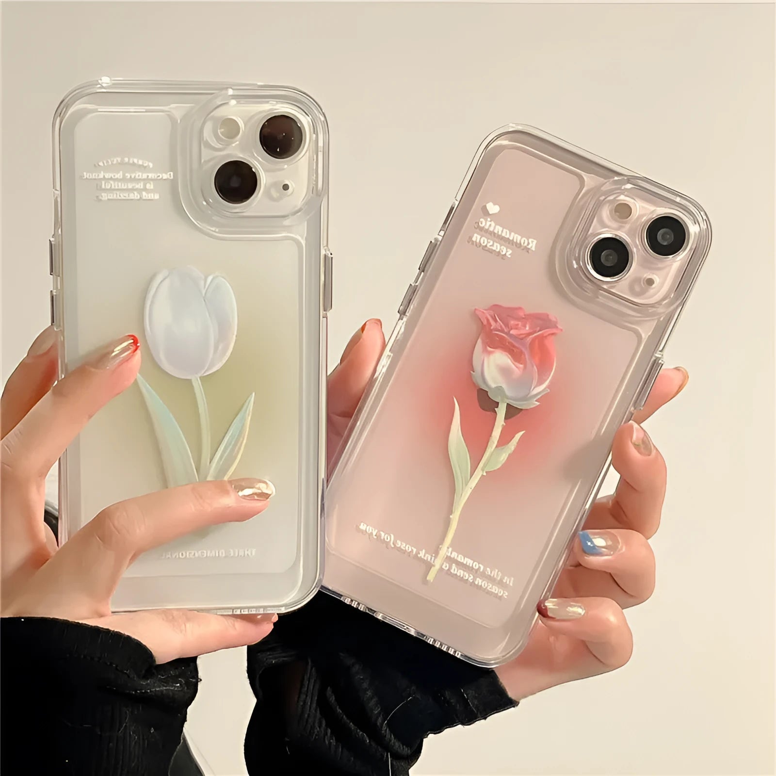 Gradient coloured TPU all-inclusive phone case for iPhone showing full-wrap protection design