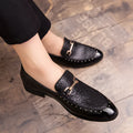 British casual leather-look shoes for men with microfiber upper mid heel available in multiple colours