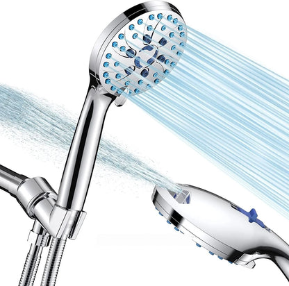 Handheld shower with electrochromism colour and multiple gear settings