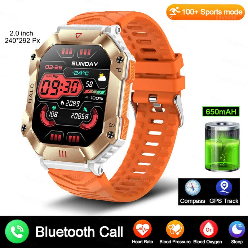 Android GPS fitness smart watch for women with Bluetooth calling and multiple strap options