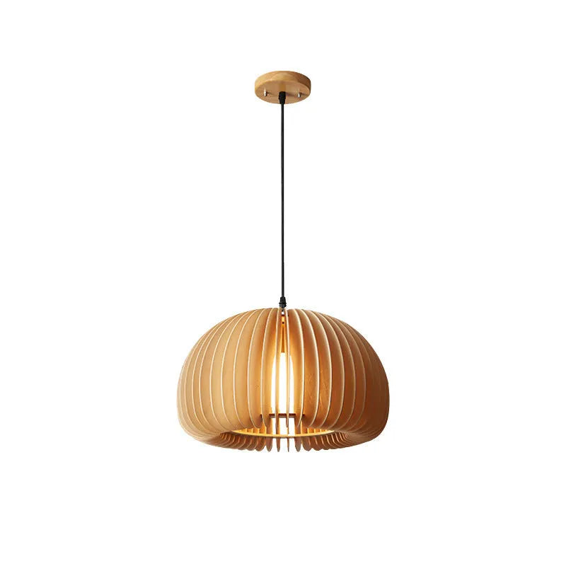 Retro Japanese-style simple iron chandelier ceiling light in 18cm diameter for bedroom