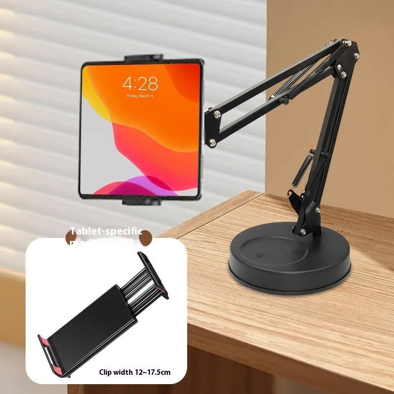 Desktop adjustable mobile live streaming photography stand with ABS metal universal phone holder
