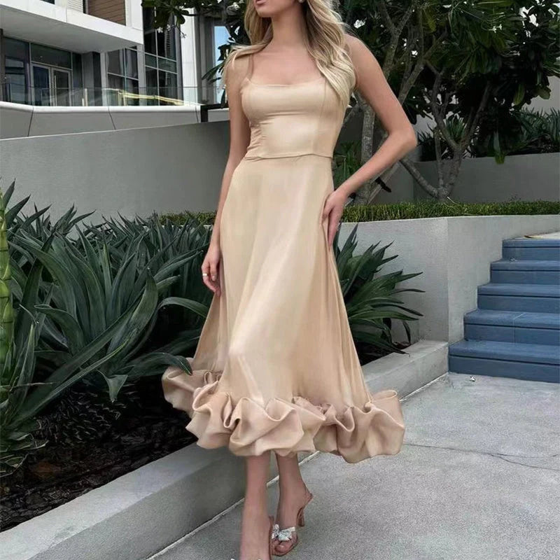 Women's A-Line Skirt with large 3D flower design in various colours