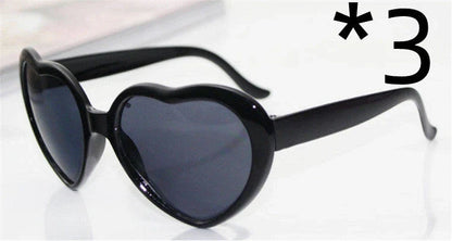 Night Lights Change Love Special Effects Glasses with heart-shaped light transformation