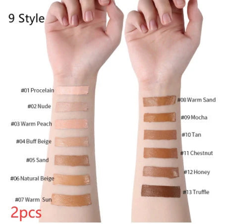 Oil-Control Liquid Foundation Concealer in 13 shades for a flawless matte finish