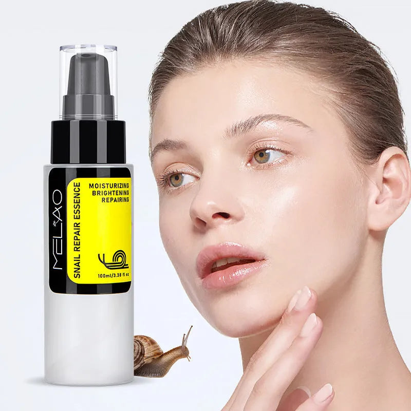 100ml snail facial essence in standard bottle for universal skin care