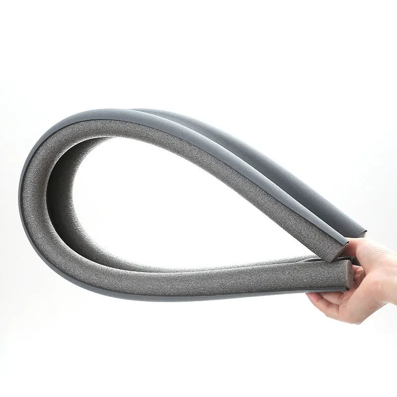 Household door sealing strip 95cm long dustproof windproof adhesive in gray