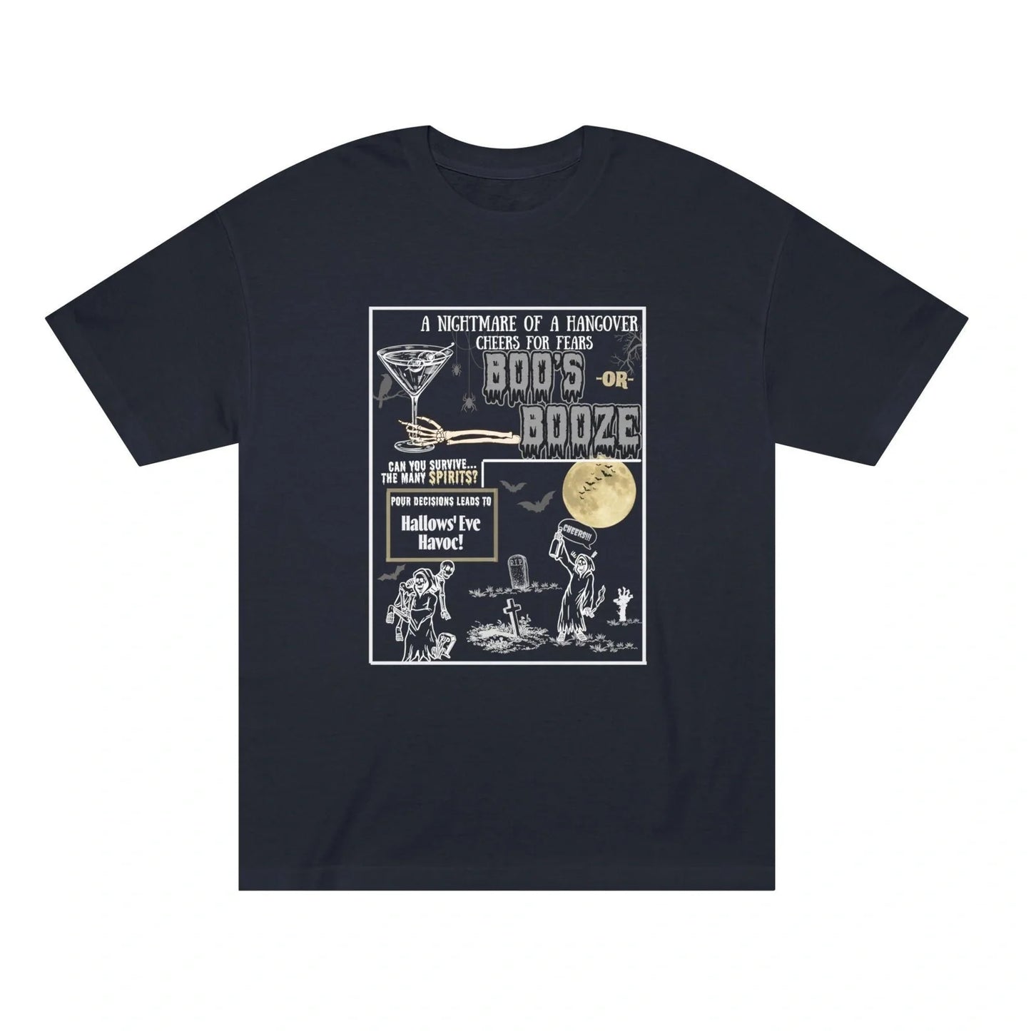 Black summer T-shirt with short sleeves and round neck on hanger