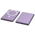 Ultra-thin 9mm magnetic power bank in aluminium alloy with 10000mAh capacity for iPhone wireless charging