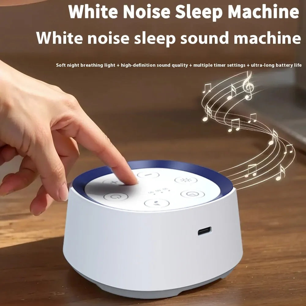 White rechargeable baby night light with crying induction and music function
