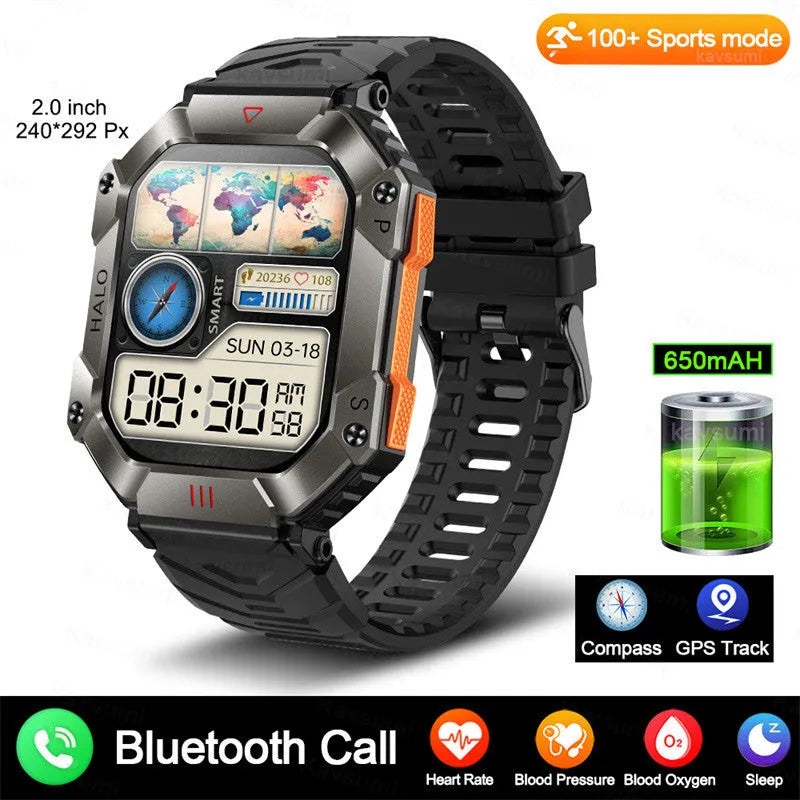 Android GPS fitness smart watch for women with Bluetooth calling and multiple strap options