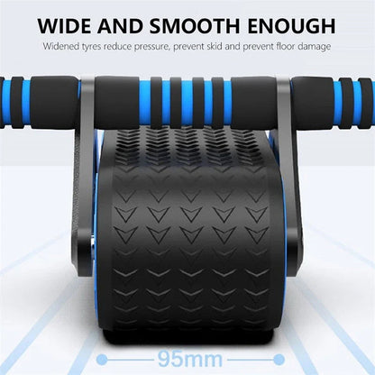 Premium Dual Wheel Ab Roller for Ultimate Core Workout at Home or Gym