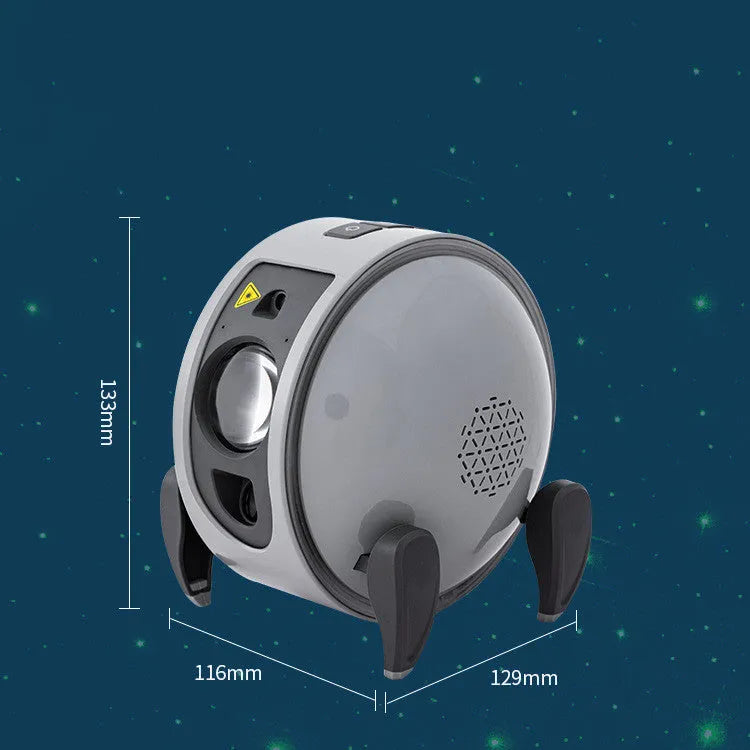 Dream Starry Sky Projector HD laser projection lamp with USB cable, compact ABS PC housing, 12.8x11.5x13.3cm