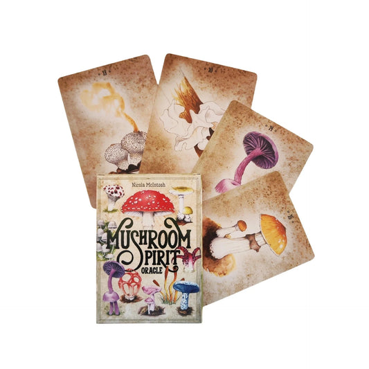 Mushroom Spirit Oracle Card Game for intellectual development and hand-eye coordination