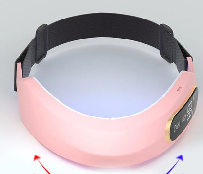 Microcurrent Face Massager with EMS and LED Photon Therapy in pink and white