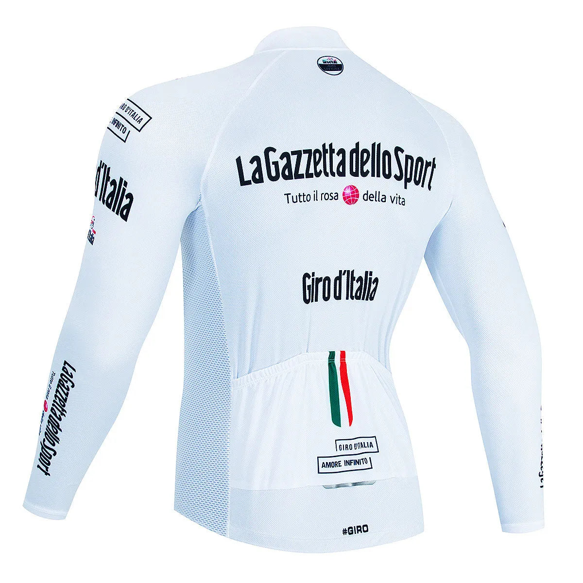 Men's long sleeve mountain bike cycling jersey in chemical fibre blend fabric