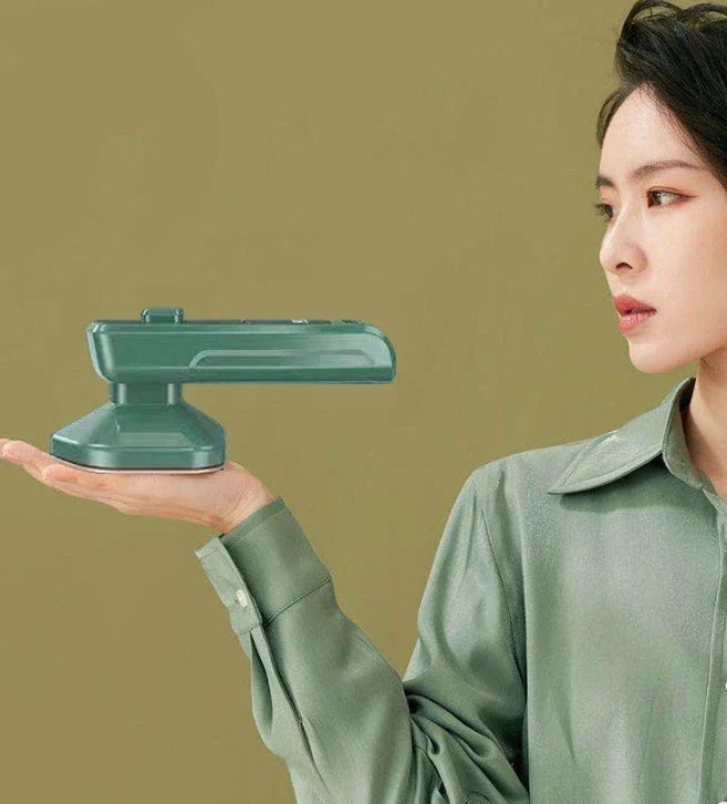 Portable hanging steam iron machine for quick and efficient wrinkle removal