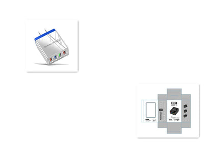 Powerful USB wall charger with Quick Charge 3.0 and 4 charging ports for fast, convenient device charging