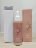 50ml bottle of self tanning serum drops with dark bronzer for face and body application