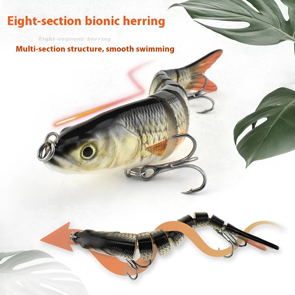 Large bionic hard plastic fishing bait measuring 133mm, shown in one of 11 available colour options.