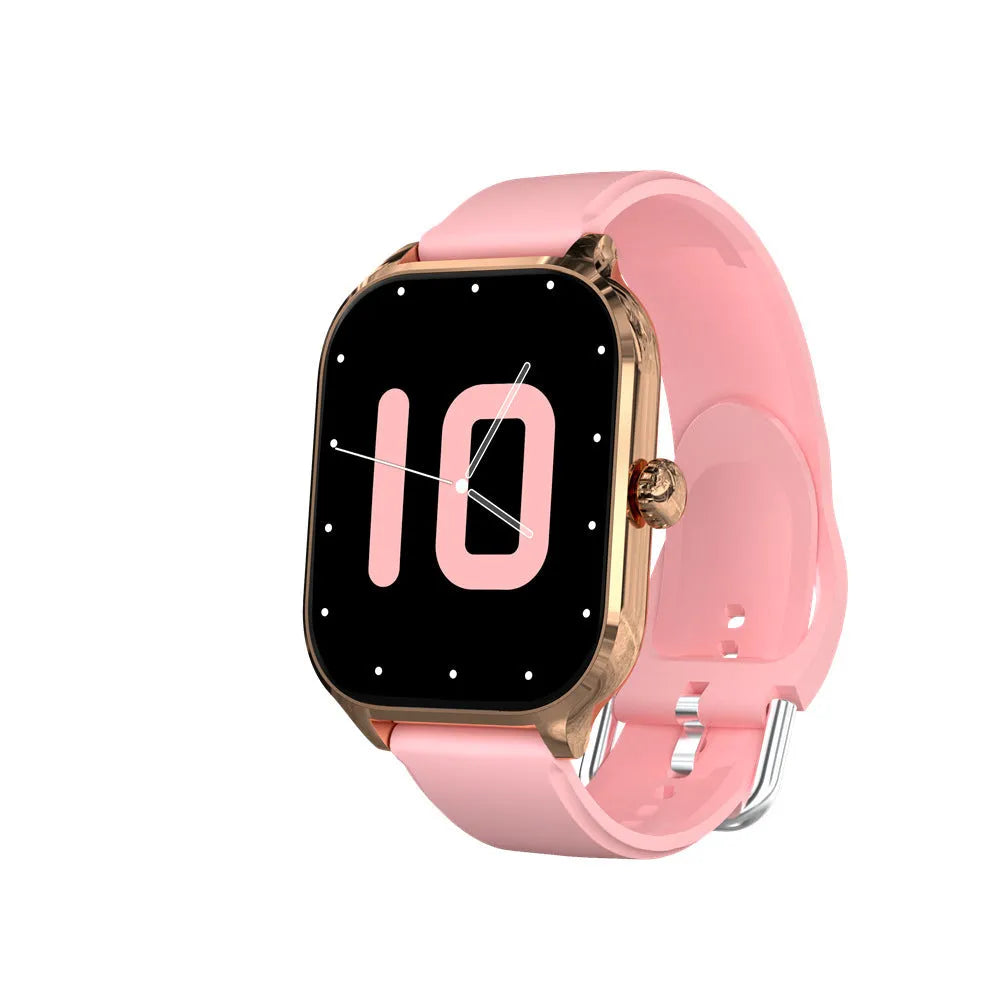 H9 smartwatch with Bluetooth calling, 2.01 inch TFT screen, silicone strap, black casing, health monitoring features