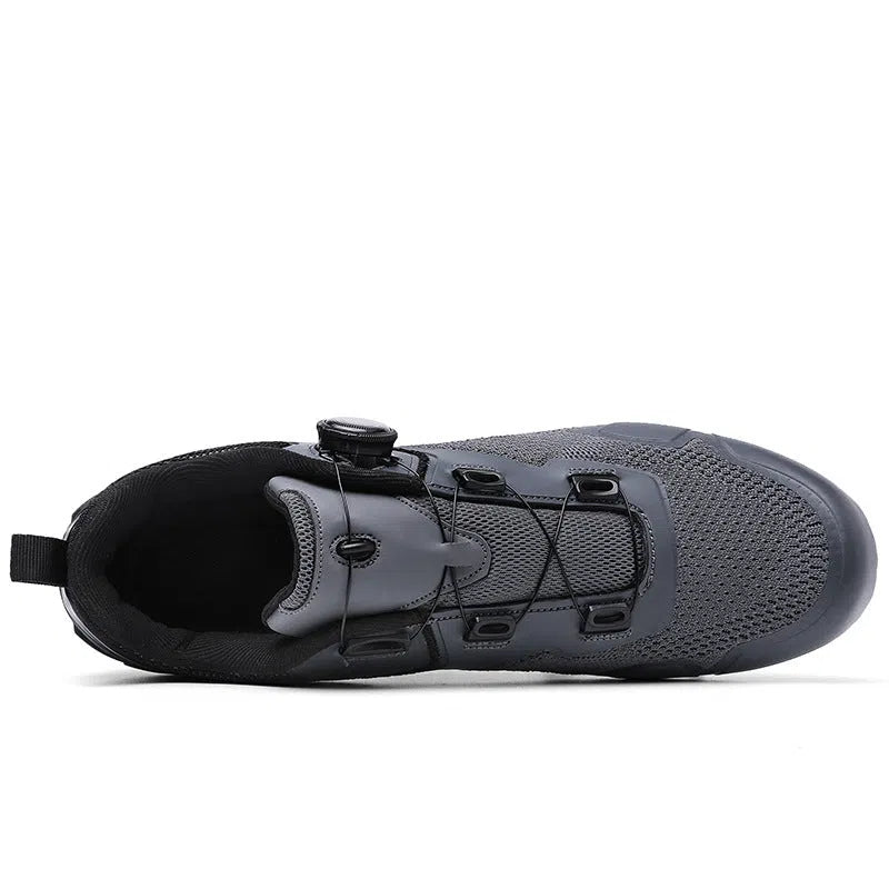 Breathable lightweight cycling shoes for men and women road bike, black color, neutral fit size 36-47