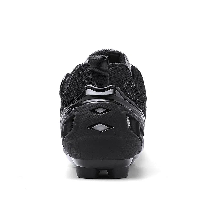 Breathable lightweight cycling shoes for men and women road bike, black color, neutral fit size 36-47