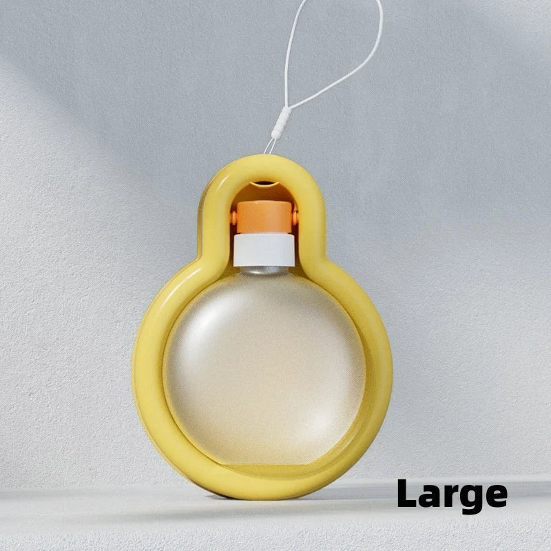 500ml portable pet water bottle with foldable drinking bowl for dogs and cats