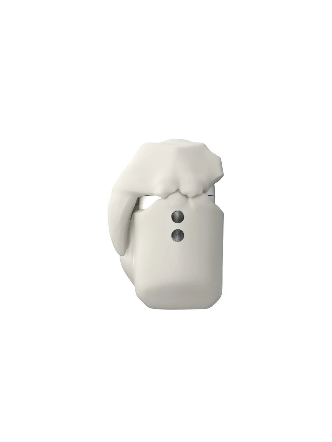 Halloween themed silicone AirPods case with teeth design and keychain