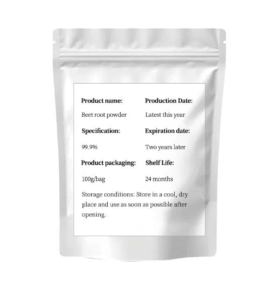 Bulk 100g bag of quick water soluble red chard powder, food grade red powder for natural food colouring