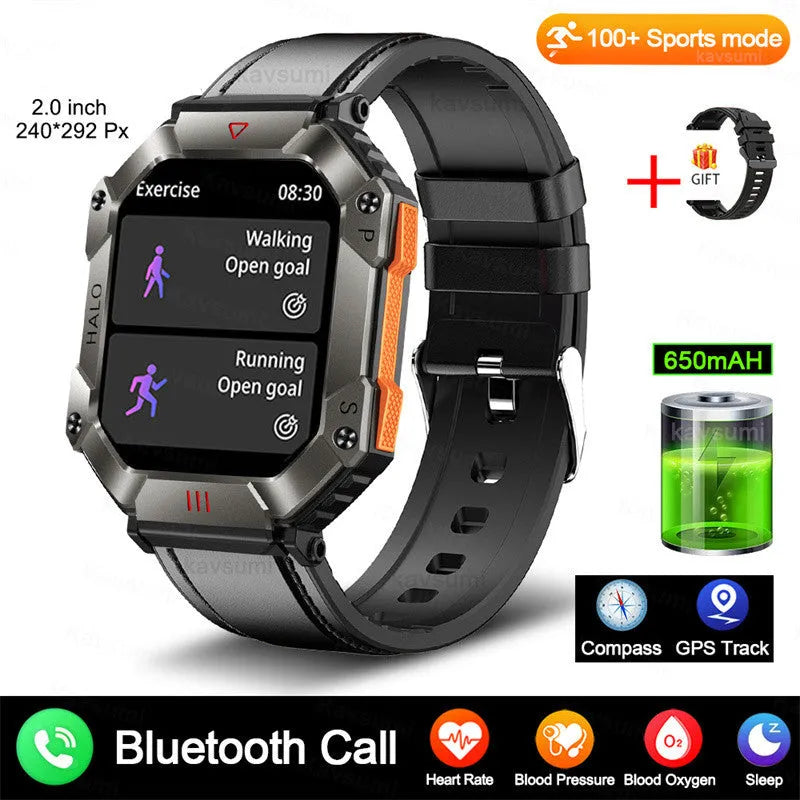 Android GPS fitness smart watch for women with Bluetooth calling and multiple strap options