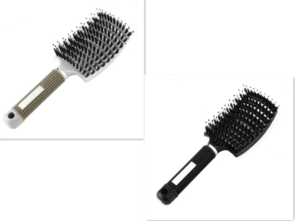 Ultra-Soft Detangling Hair Brush with Scalp Massage - Premium Bristles and Nylon for Effortless Tangle-Free Hair