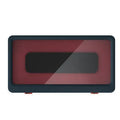 White bathroom waterproof mobile phone box holder with ABS plastic construction and anti-fog design