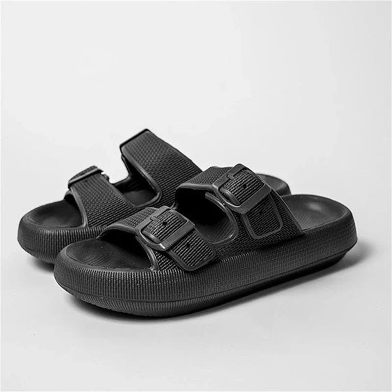 Women's summer EVA thick-soled sandals and slippers in various colours