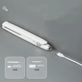 USB mini hair curler and straightener dual-use in black, 2cm by 19cm, with USB cable