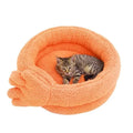 Yellow plush pet kennel mattress measuring 48 by 20 cm for cat and dog carriers