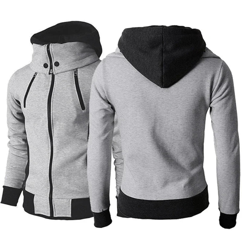 Premium Hooded Zip-Up Jacket for Outdoor Sports