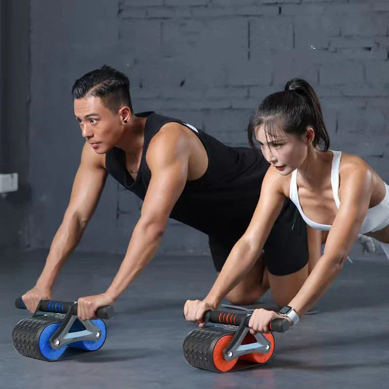 Premium Dual Wheel Ab Roller for Ultimate Core Workout at Home or Gym