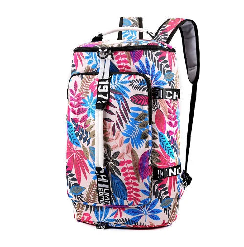 Versatile waterproof gym backpack with shoe compartment and theft-proof lock in various colours