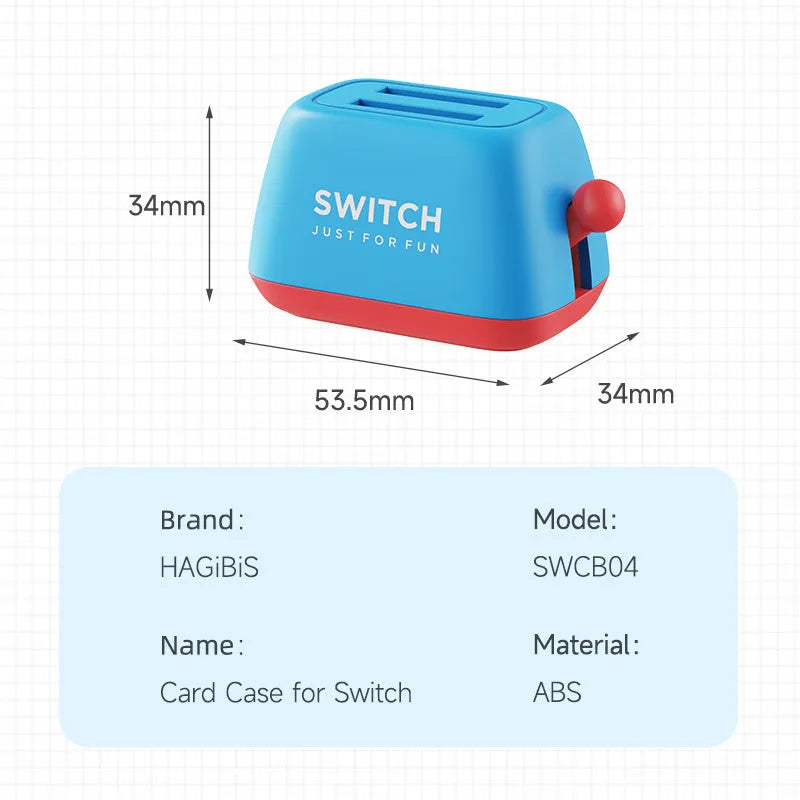 Switch game card storage box with silicone non-slip bottom in green, purple or yellow-purple