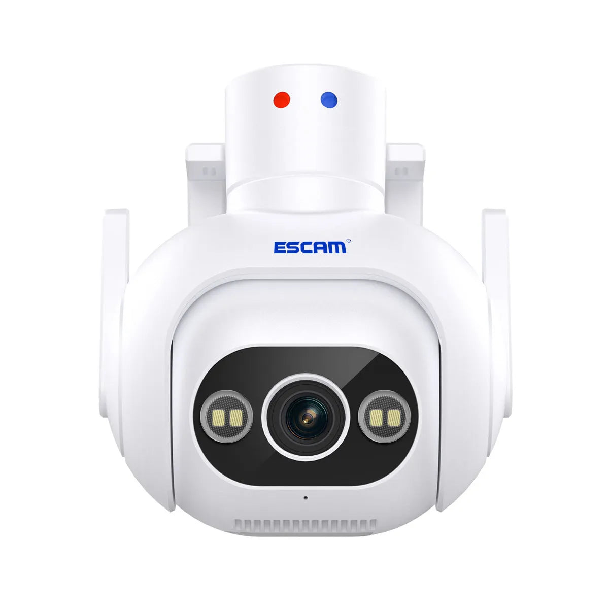 Smart colour night vision 4MP outdoor security camera with wall mount bracket