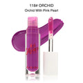 Solid jelly lip gloss in crystal pot with 24 colour options including clear, nude, and black water wave mirror finish
