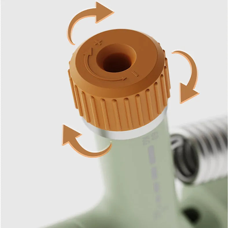 Adjustable spring grip strengthener in ABS plastic available in ivory white, dark black, or green colours