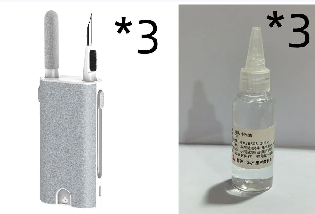 5-in-1 screen cleaner kit with multiple cleaning tools for electronics