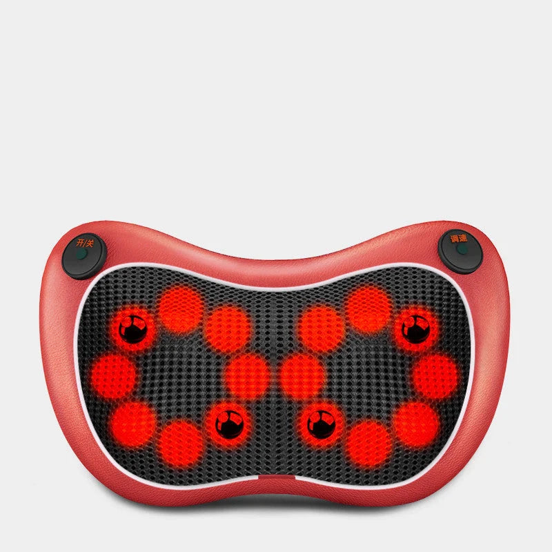 Massager Pillow with multiple head options for customised muscle relief